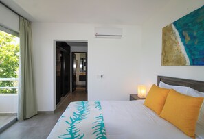 Luxury Apartment, 2 Bedrooms, Pool Access, Garden View | Individually decorated, blackout drapes, free WiFi - Sirenis Escape (Akumal)