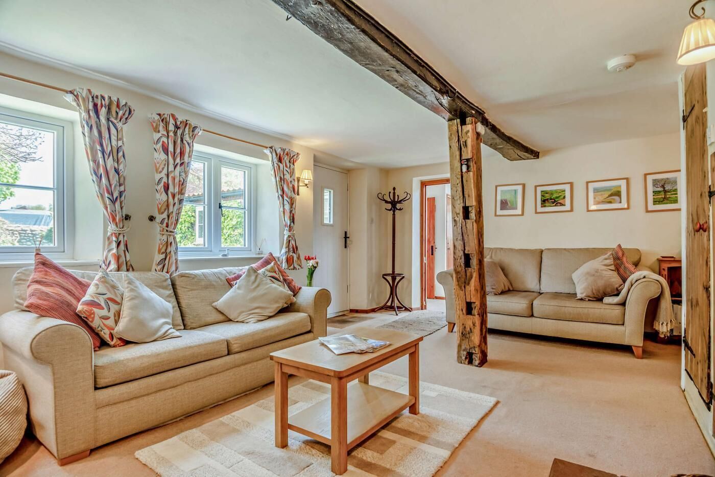 Televisión, chimenea