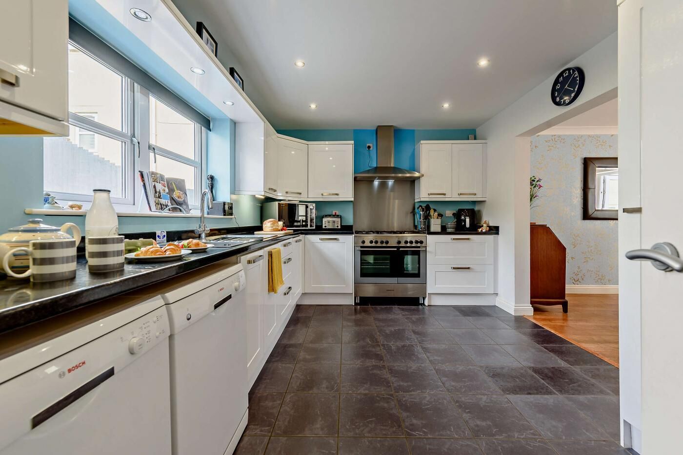 Microwave, oven, dishwasher, highchair