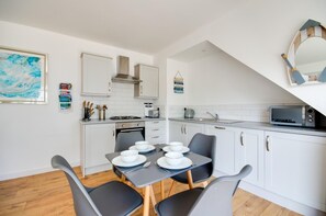 Microwave, oven, dishwasher, highchair