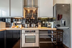 Microwave, oven, dishwasher, highchair