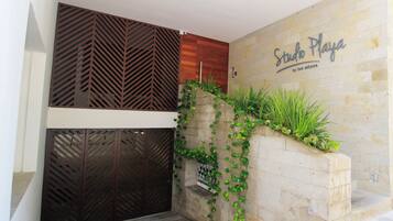 Fassade der Unterkunft