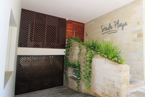 Fassade der Unterkunft