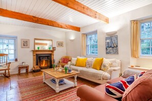 Fernseher, Kamin