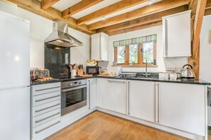 Dishwasher, high chair, cookware/dishes/utensils