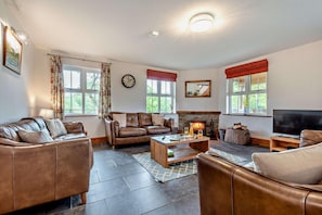 TV, fireplace - 4 Bed in Rhayader (oc-m28919) (Nantmel)