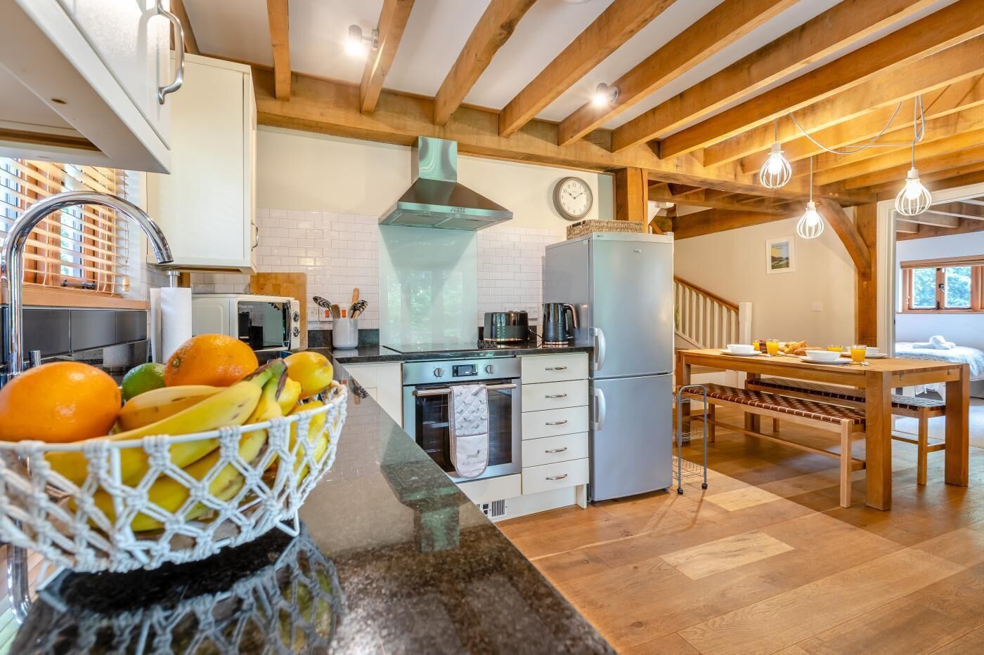 Dishwasher, highchair, cookware/dishes/utensils