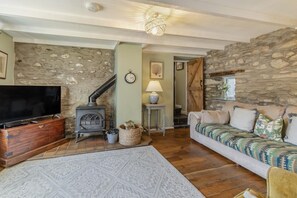 TV, fireplace - 2 Bed in Abergwaun (oc-t14348) (Dwrbach)