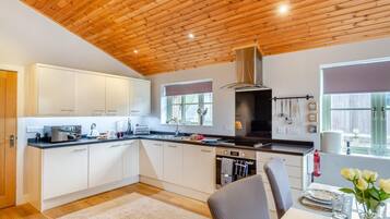 Oven, dishwasher, cookware/dishes/utensils