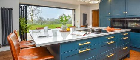 Microwave, oven, dishwasher, highchair