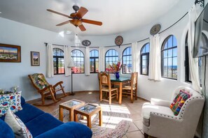 Living area - Private apartment, ocean views, near golf course! (San Carlos)