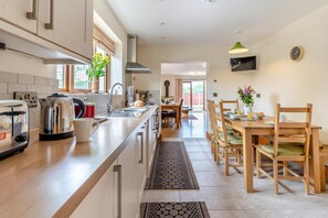 Microwave, oven, dishwasher, highchair