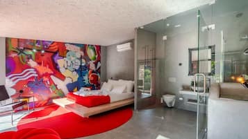 Acesso à internet, roupa de cama