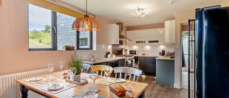 Microwave, oven, dishwasher, highchair