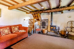 Télévision, cheminée