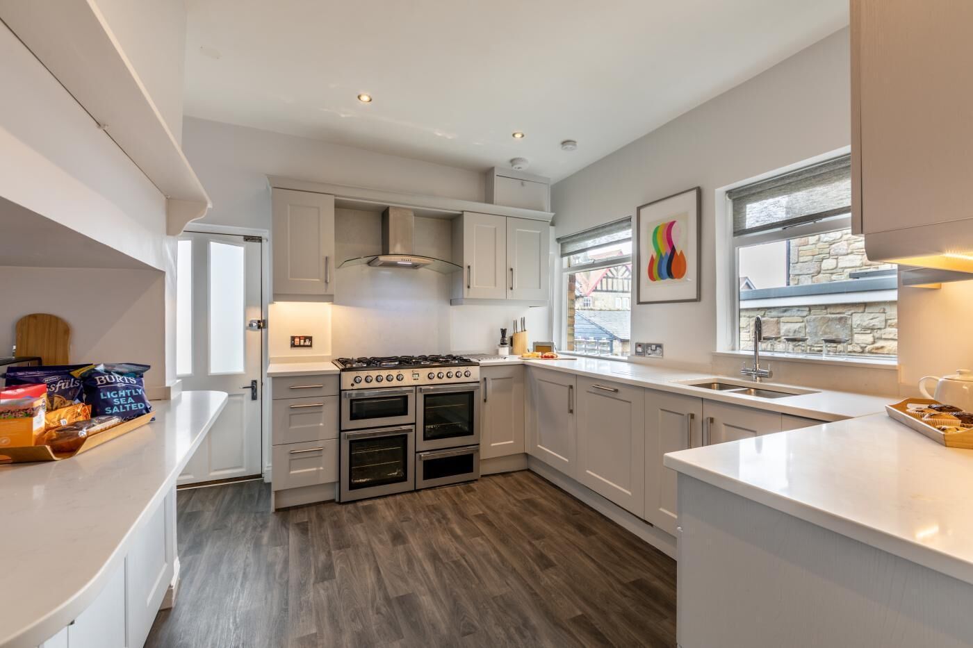 Microwave, oven, dishwasher, highchair