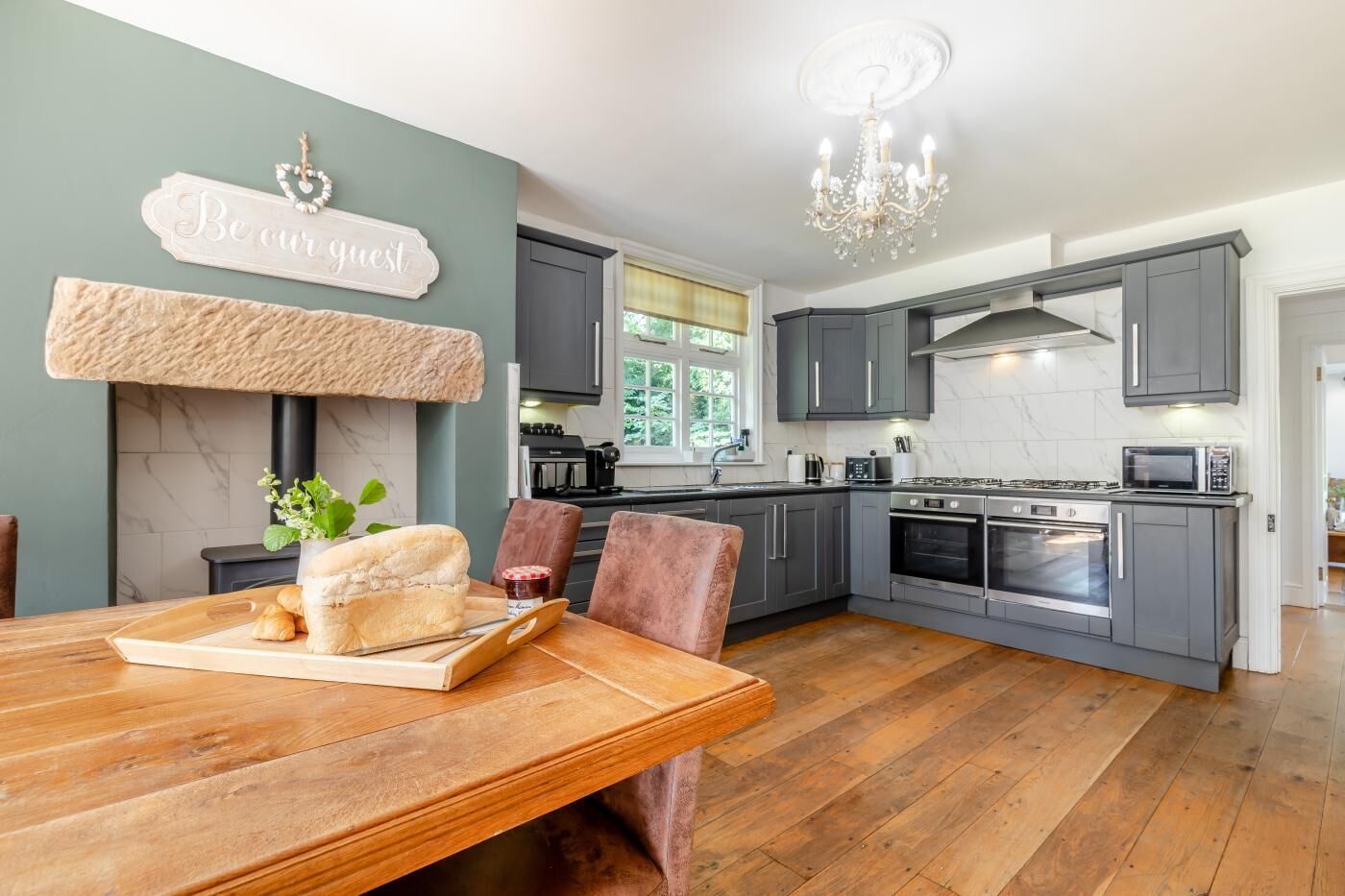 Microwave, oven, dishwasher, highchair