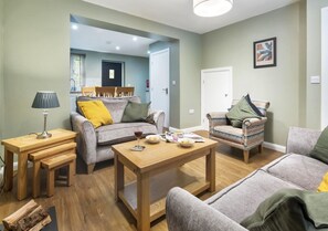 TV, fireplace - Fir Holme - Two Bedroom House, Sleeps 4 (Newby Bridge)