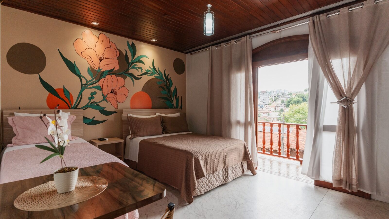 Luxury Quadruple Room, Balcony, City View | Laptop workspace, free WiFi