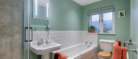 Hair dryer, towels