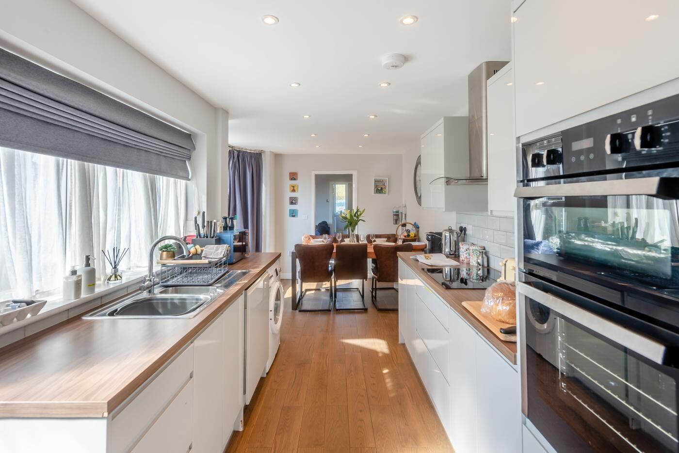 Microwave, oven, dishwasher, highchair