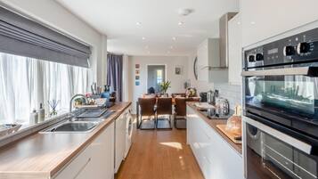 Microwave, oven, dishwasher, highchair
