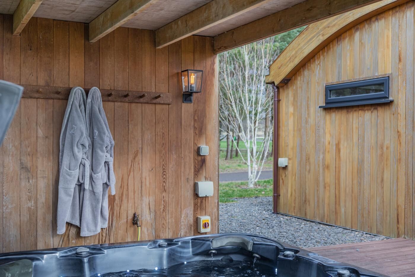 Bain à remous extérieur