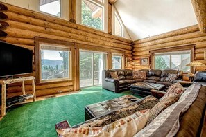 TV, fireplace, video games, DVD player