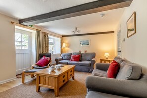 TV, fireplace - 3 Bed in Burton Bradstock (oc-b30574) (Burton Bradstock)