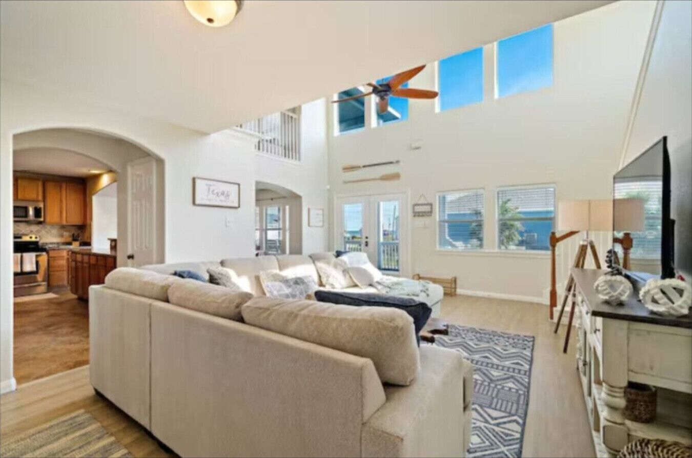 This is the main living room area of the home