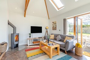 TV, fireplace - 5 Bed in Trevone (oc-s30762) (Trevone)