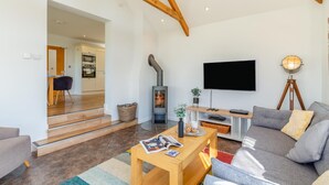 TV, fireplace - 5 Bed in Trevone (oc-s30762) (Trevone)