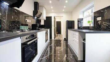 Microwave, oven, stovetop