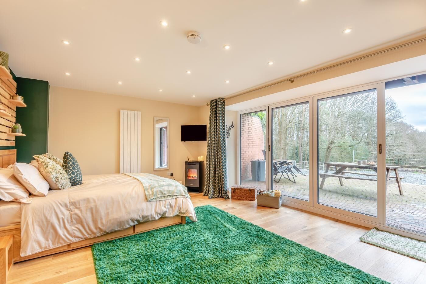 Wifi gratis y ropa de cama 