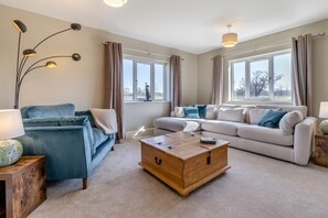 Televisión, chimenea