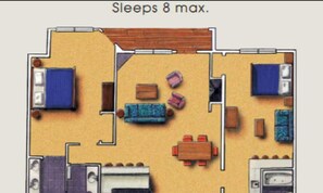 Floor plan - Grand Timber Lodge, 12/20-12/27, 2025. Ski in/out at Breckenridge. (Breckenridge)