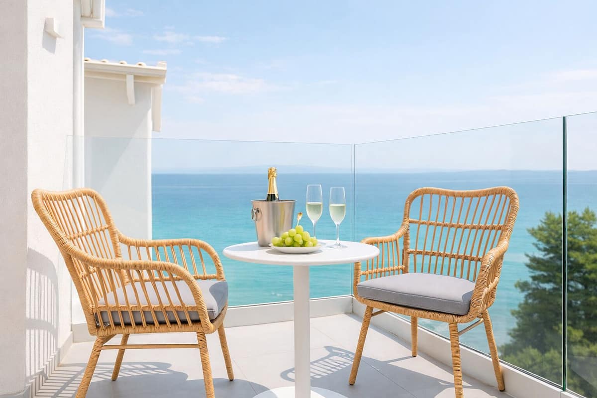 Deluxe Suite, 1 Queen Bed with Sofa bed, Balcony, Sea View