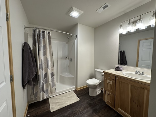 New construction within walking distance of downtown.