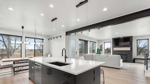 Interior - Classy Corner Retreat | Hot Tub + Fireplace (Fort Collins)