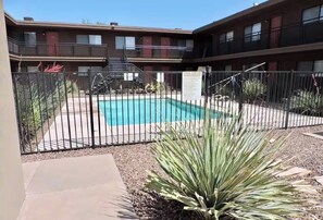 Pool - Comfy Modern Midtown Condo — walk to Hospitals (Phoenix)
