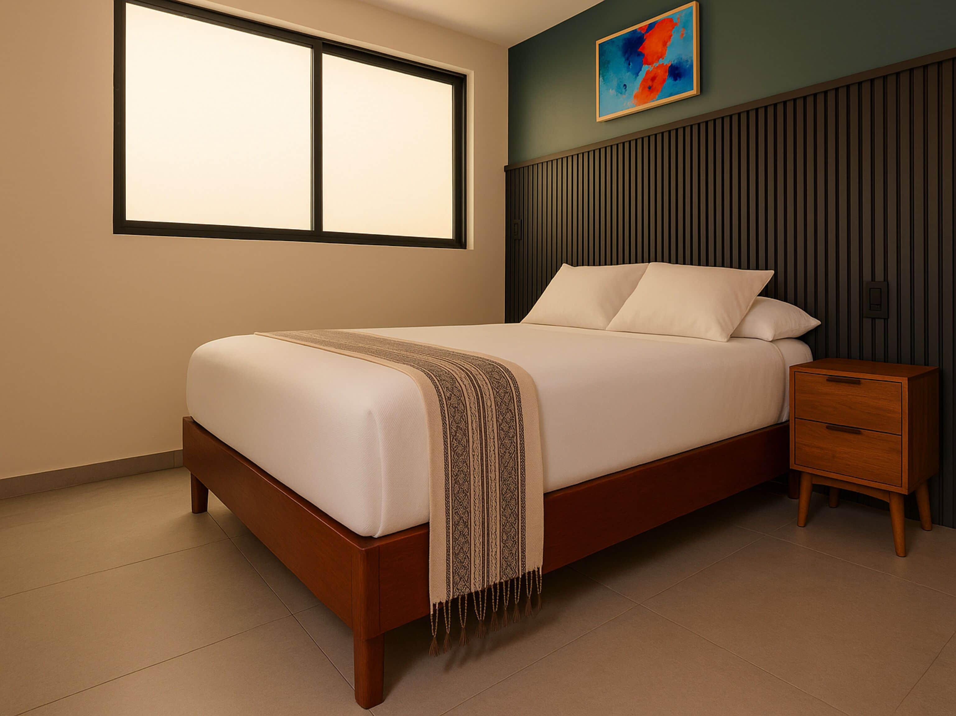 スタンダード ダブルルーム | WiFi (無料)、ベッドシーツ