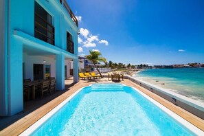 Pool - Mary's Beach House 4 bedrooms (Saint Martin)