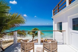Terrace/patio - Mary's Beach House 4 bedrooms (Saint Martin)