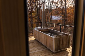 Interior - The Ffern * Modern Cabin Farm Retreat + Hot Tub (Logan)