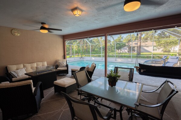 Pool - Delightful 5-bedroom house with AC and Pool in Palm Coast (Palm Coast)