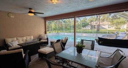 Delightful 5-bedroom house with AC and Pool in Palm Coast