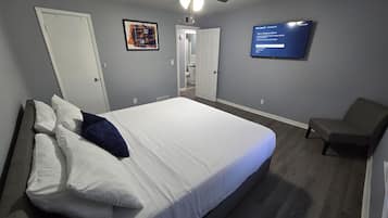 2 chambres, fer et planche Ă repasser, Wi-Fi gratuit, draps fournis