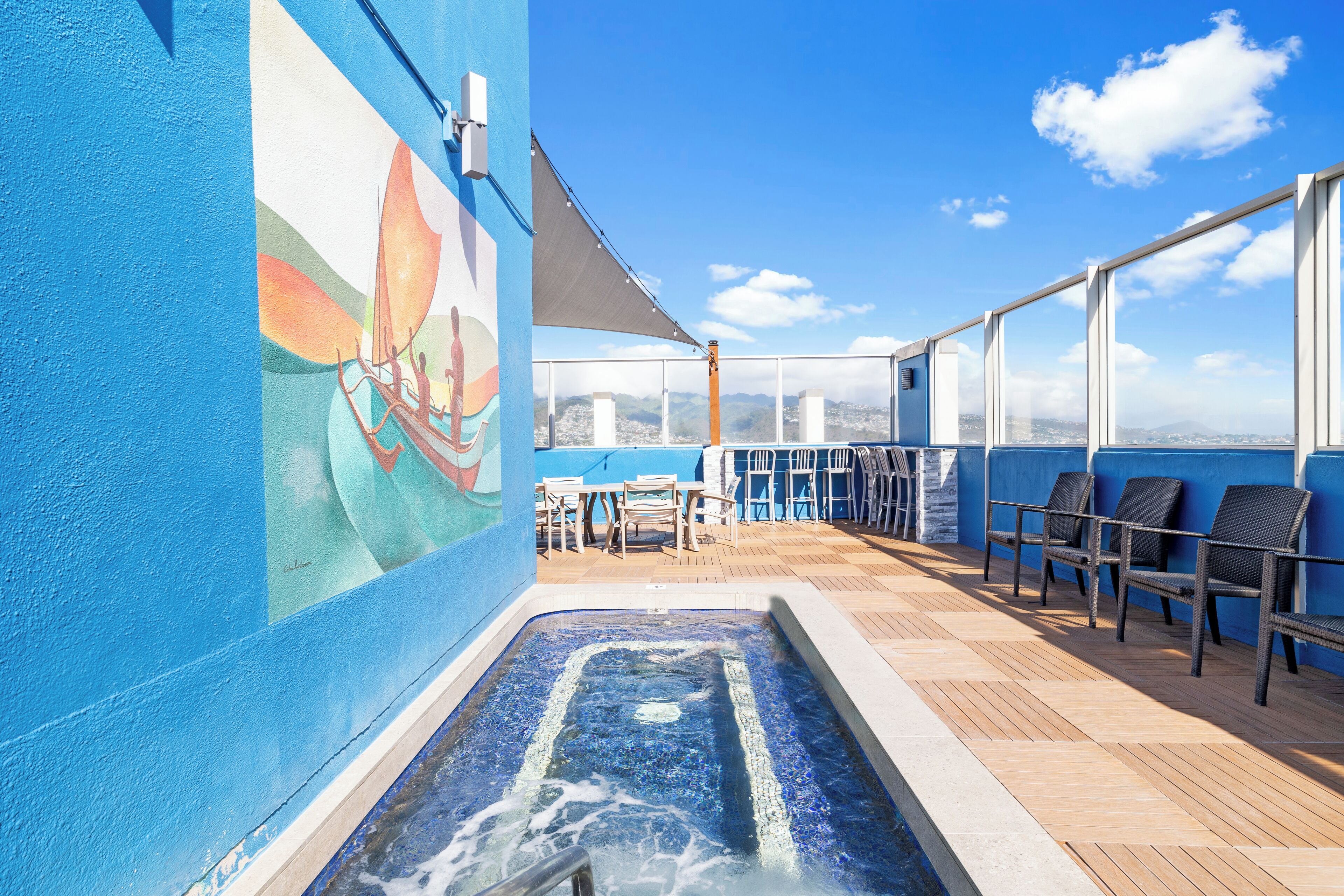 Bain à remous extérieur