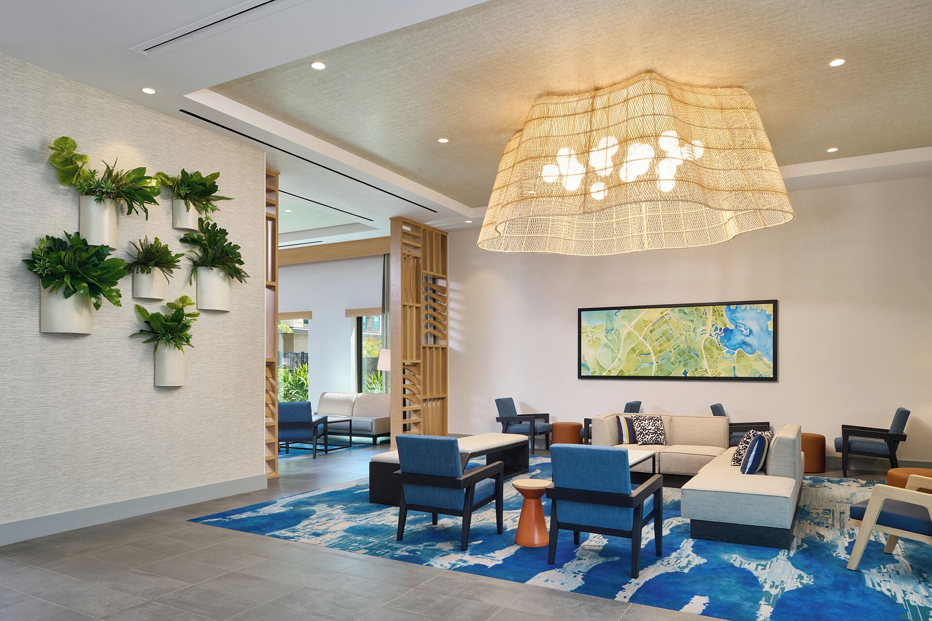 Lobby sitting area