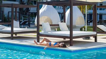 Room, 1 Bedroom, Smoking, Balcony | Pool | Outdoor pool